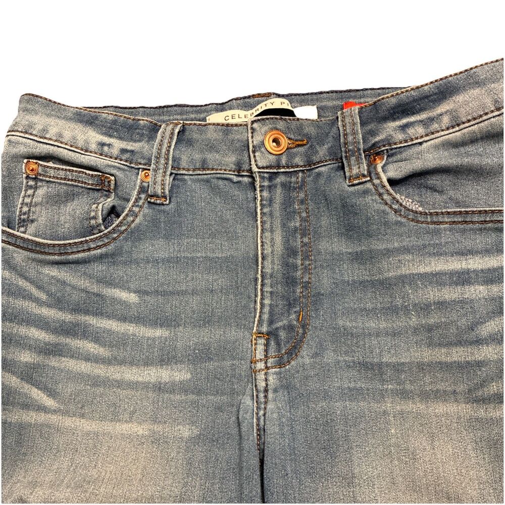 Celebrity Pink The Glam Women’s 5/27 blue Jeans stretch, slim, cotton blend